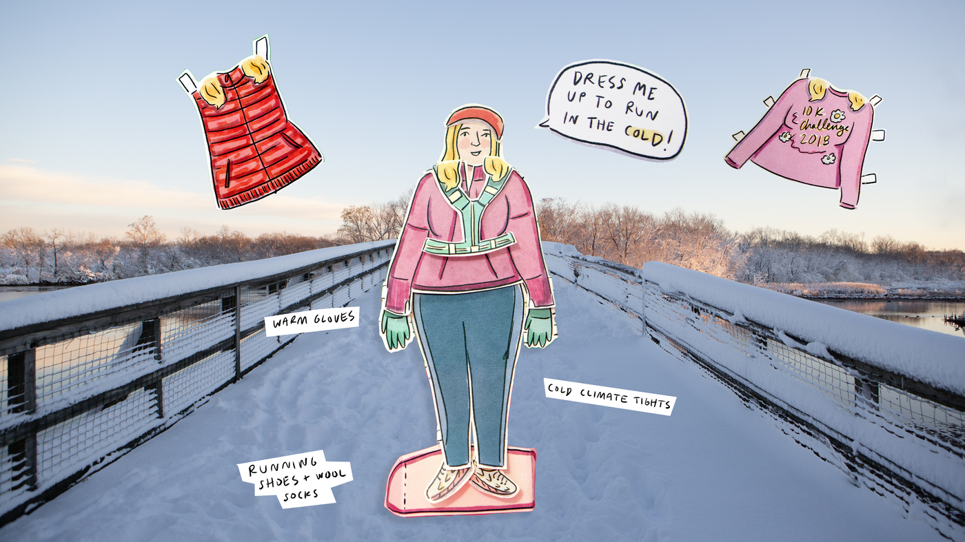 How ought to I gown for working in chilly weather_ This paper doll may also help _ Life Equipment _ NPR