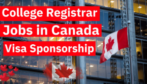 College Registrar Jobs in Canada 2025 – Visa Sponsorship